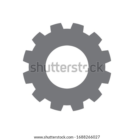 Gear Icon for Graphic Design Projects