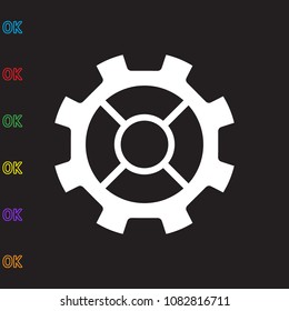 gear, icon illustration