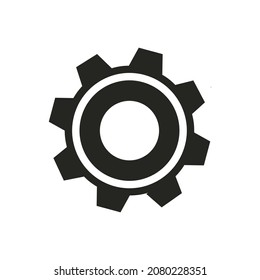 gear icon illustration, automotive, iron, rotation, jagged, industrial, manufacturing, machine. very suitable for use in logos, websites, banners, applications, social media, apps and more