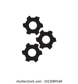 gear icon illustration isolated vector sign symbol