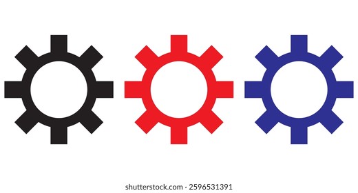 gear icon illustration isolated vector sign symbol 