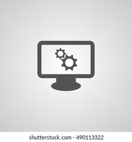 gear icon illustration isolated vector sign symbol