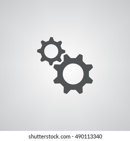 gear icon illustration isolated vector sign symbol