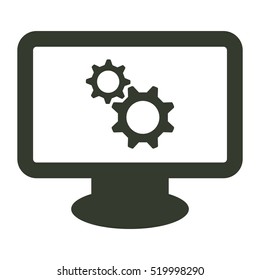 gear icon illustration isolated vector sign symbol