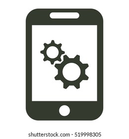 gear icon illustration isolated vector sign symbol
