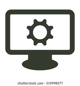 gear icon illustration isolated vector sign symbol