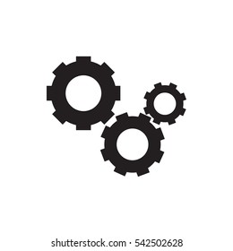 gear icon illustration isolated vector sign symbol