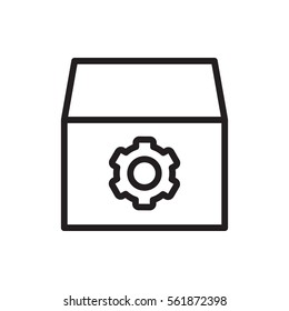 gear icon illustration isolated vector sign symbol
