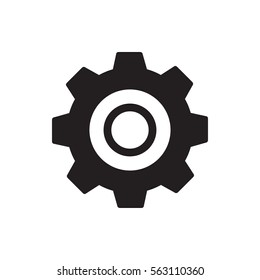 gear icon illustration isolated vector sign symbol
