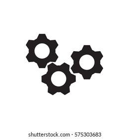 gear icon illustration isolated vector sign symbol