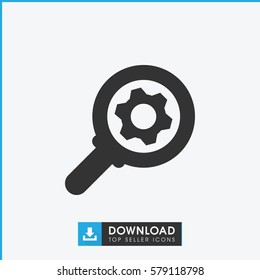 gear icon illustration isolated vector sign symbol