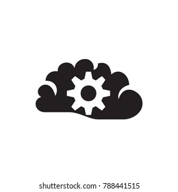 gear icon illustration isolated vector sign symbol