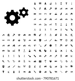 Gear icon illustration isolated vector sign symbol. editable construction icons vector set.