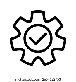Vektordesign-Vorlage für Zahnradsymbol