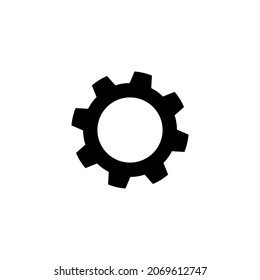 Gear icon in isolated on background. symbol for your web site design logo, app, Gear icon Vector illustration.