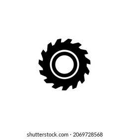 Gear icon in isolated on background. symbol for your web site design logo, app, Gear icon Vector illustration.