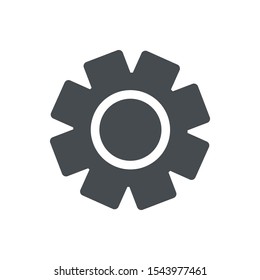 Gear icon isolated on white background. Cogwheel symbol modern, simple, vector, icon for website design, mobile app, ui. Vector Illustration