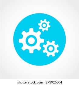 Gear Icon Isolated on White Background