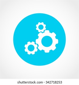 Gear Icon Isolated on White Background
