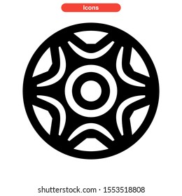 gear icon isolated sign symbol vector illustration - high quality black style vector icons
