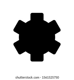 gear icon isolated sign symbol vector illustration - high quality black style vector icons

