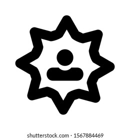 gear icon isolated sign symbol vector illustration - high quality black style vector icons
