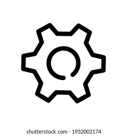 gear icon or logo isolated sign symbol vector illustration - high quality black style vector icons
