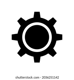 gear icon or logo isolated sign symbol vector illustration - high quality black style vector icons
