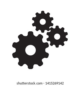 gear icon logo vector design template