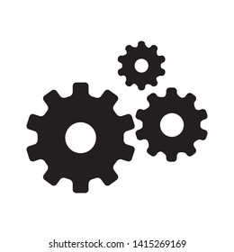 gear icon logo vector design template