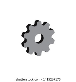 gear icon logo vector design template