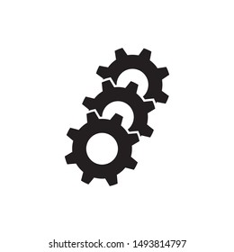 gear icon logo vector icon illustration