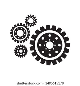 gear icon logo vector icon illustration