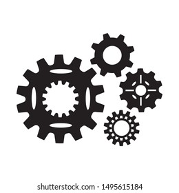 gear icon logo vector icon illustration