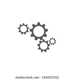 gear icon logo vector icon illustration