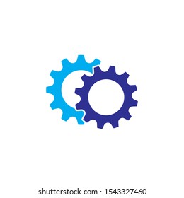 gear icon logo vector icon illustration