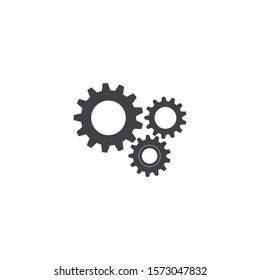 gear icon logo vector icon illustration