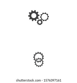gear icon logo vector icon illustration