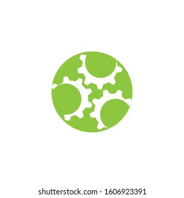 gear icon logo vector icon illustration