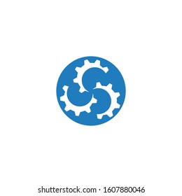 gear icon logo vector icon illustration