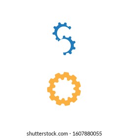 gear icon logo vector icon illustration