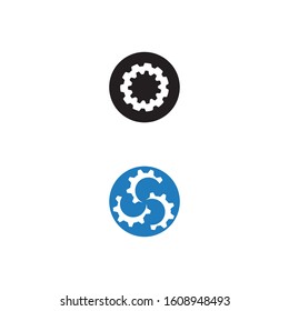 gear icon logo vector icon illustration