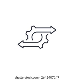 gear icon. projector Symbol sign for mobile concept and web design. Vector icon, Logo illustration, Vector graphics