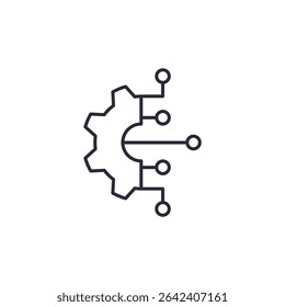 gear icon. projector Symbol sign for mobile concept and web design. Vector icon, Logo illustration, Vector graphics