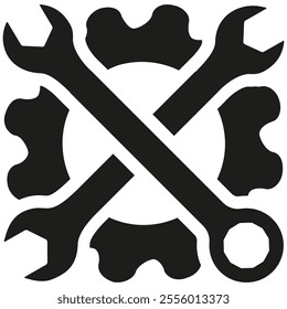 Gear icon. Repair tool icon vector for web and mobile app