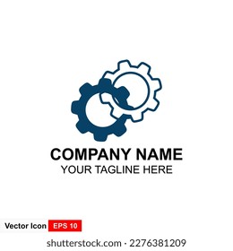 Gear icon. repair, Vector Illustration.