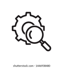 Gear Icon Service Vector Illustration - Vector