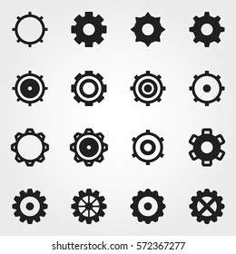 gear icon set