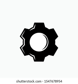 Gear Icon - Setting or Cog Vector Sign and Symbol for Design, Presentation, Website or Apps Elements. 