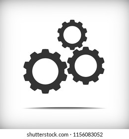 Gear Icon Setting Icon Functions Symbol Stock Vector (Royalty Free ...